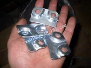 OEM -kohandatud metallitempel terase jaoks tsingis plaadistatud